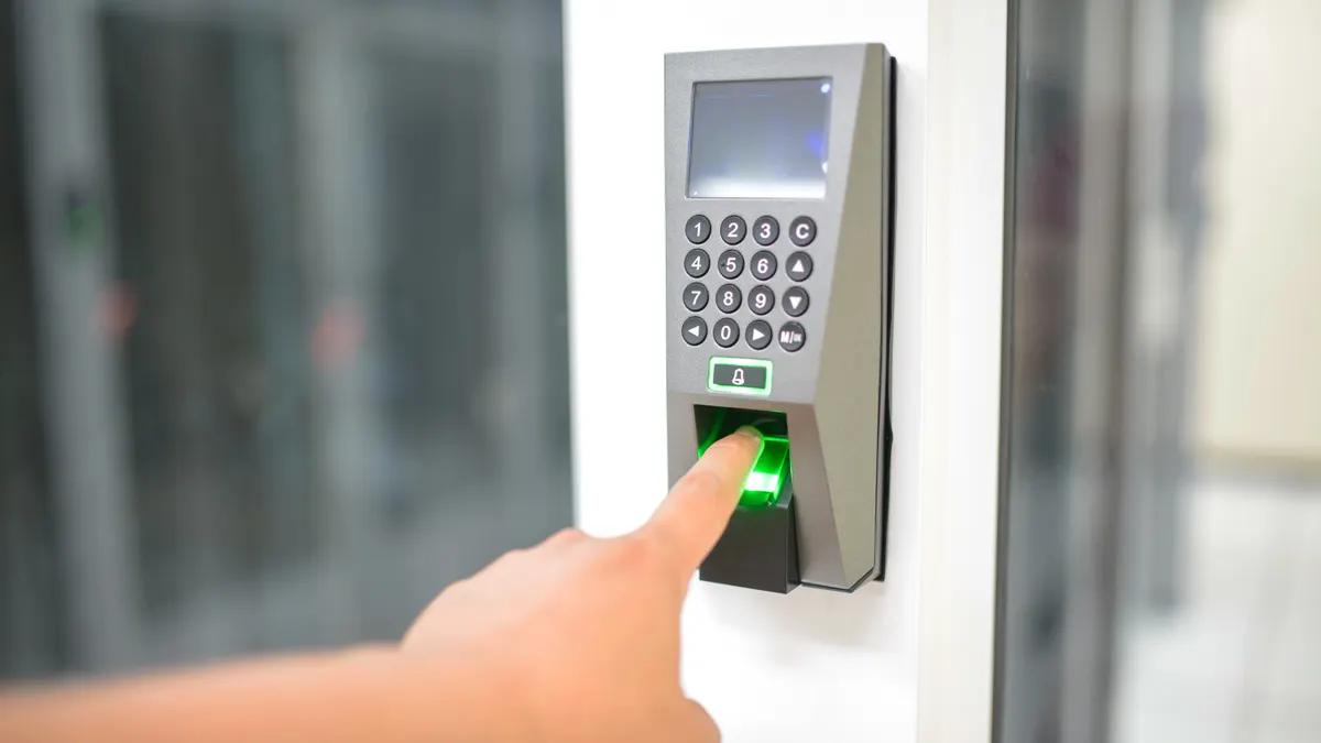 Best practices for permissions and safety in SEO automation workflows Finger using a fingerprint access scanner