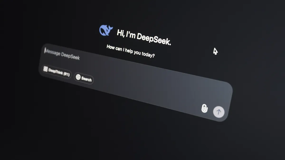 What are AI agents for SEO and how do they work? — AI Chat Interface on Laptop Screen
